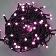 LEDライト100球連結専用(電源部別売り)チェリーピンク LRK100CP スタンダード【コロナ産業 イルミネーション 電飾 LED ライト】