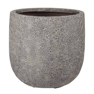 ラヴァライト Uポット グレー 32cm 1個セット EB-VL3232GY 8935078022567【ガーデン プランター ポット 鉢 おしゃれ 庭 店舗 園芸 インテリア エクステリア グリーンポット】