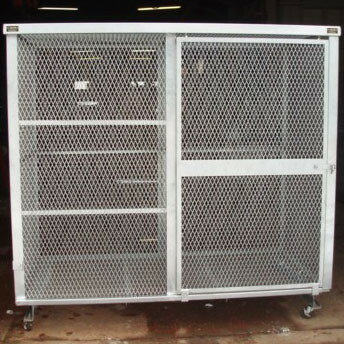 HTB-S1(標準網目) スライド扉×1枚 W186×D94×H166cm 2400L 45Lごみ袋×約53個分 約35世帯【業務用 大型ゴ..