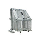 【法人宛専用】ジャンボメッシュSTF700(お客様組立品) W91×D81.3×H119.8cm 700L 45Lごみ袋約16個【配送先名に会社名や店舗名必須・...