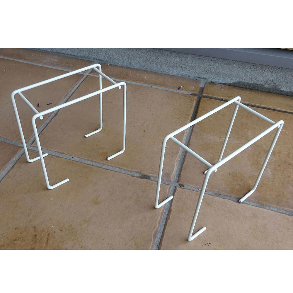 プランタースタンドファイン大(白) 2個組 633【ガーデン ガーデニング 花 庭 園芸】