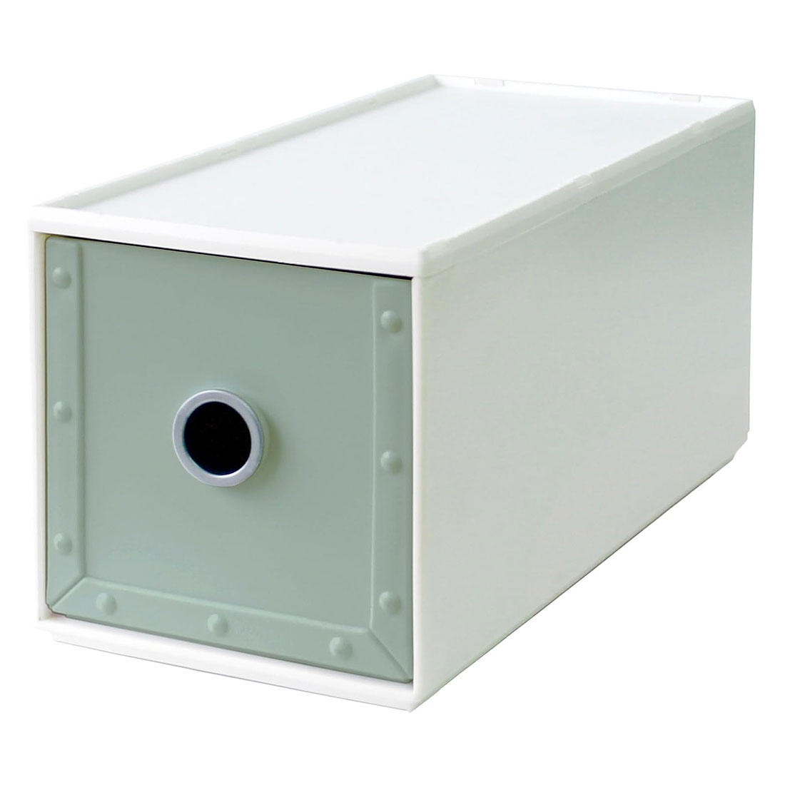 way-be ファイルストアーズ コンフォート fs-720 リニューグリーン【引き出し収納 小物収納 収納ケース 積み重ね 卓上 キッチン】