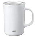 セラミックコーティング 真空二重保温マグ 470ml CMG-470-W【マグカップ 保温 保冷 セラミックコート 真空断熱マグカップ】