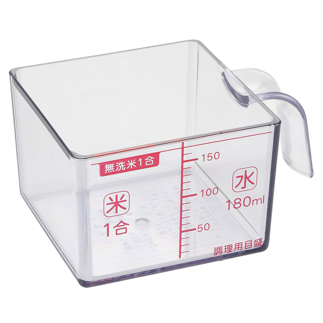 Kai Kitchen お米がすくいやすい 角型カップ DH-8131【お米がすくいやすい角型の計量カップ】