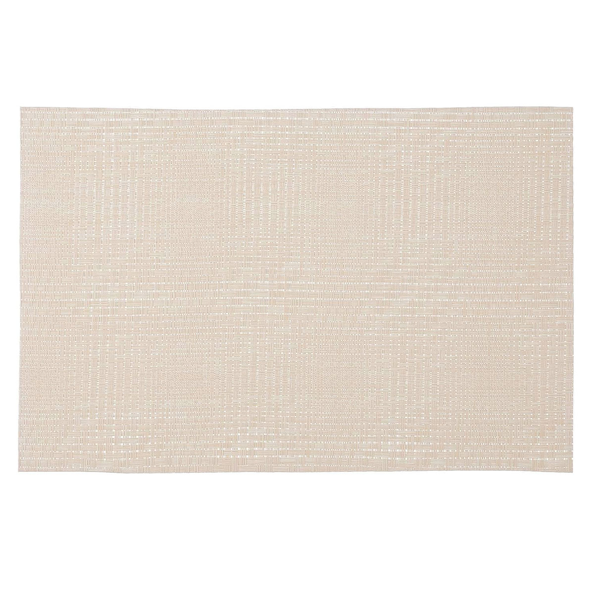 Pasuto ランチョンマット 45×30cm ライトベージュ【おしゃれ 敷物 水洗いOK 汚れに強い お手入れ簡単】