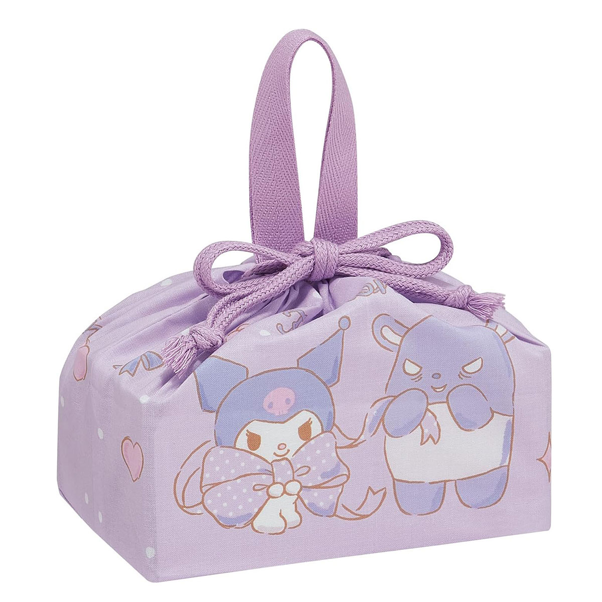 ランチ巾着 クロミ KB7【巾着袋 洗濯機OK 幼稚園 保育園 小学校】