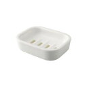 【まとめ買い3セット】石けん皿 防カビ加工 HOME&HOME 石けん台 ホワイト リス 4971881139690 tw