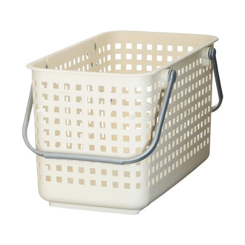 スカンジナビアスタイル ランドリーバスケット M スタッキング ホワイト SCB-11【スタッキング可能なラ..
