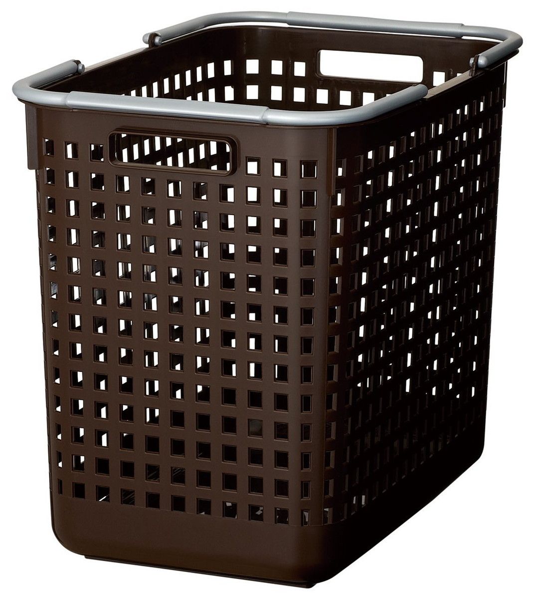 スカンジナビアスタイル バスケット L BR(ブラウン) SCB-5【シンプル・北欧スタイルのランドリーバスケット】