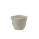 【まとめ買い3セット】エコル ポット 5号 ホワイト(W) リッチェル 4945680702409 tw(3)