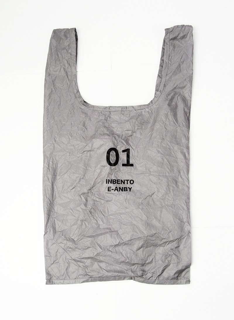 CONVENI BAG INBENTO S グレー AP-623205【たった24g！鍵より小さいエコバッグ】