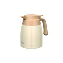 ステンレスポット 1L クリームホワイト TTB-1001【THERMOS ステンレス 魔法びん 保温ポット 保冷ポット】(3)