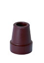 【まとめ買い3セット】杖 ゴム 杖用 先ゴム 直径19mm用 茶 マキテック 4968501872501 tw