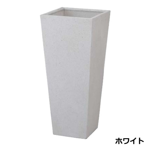 Rakuten - ポリテラゾ ロングポット アレグロ 大 PIA-L01L ムーングレー/グレー/ホワイト 幅42cm×奥行42cm×高さ90cm 100L【角型 プランター 大型プランター ガーデニング 店舗 施設 ホテル タカショー 】