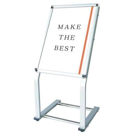 C型パネルスタンド A2縦 CPS-A2T【W445×D390×H950mm ポスタースタンド 案内板 屋内用 常磐精工】