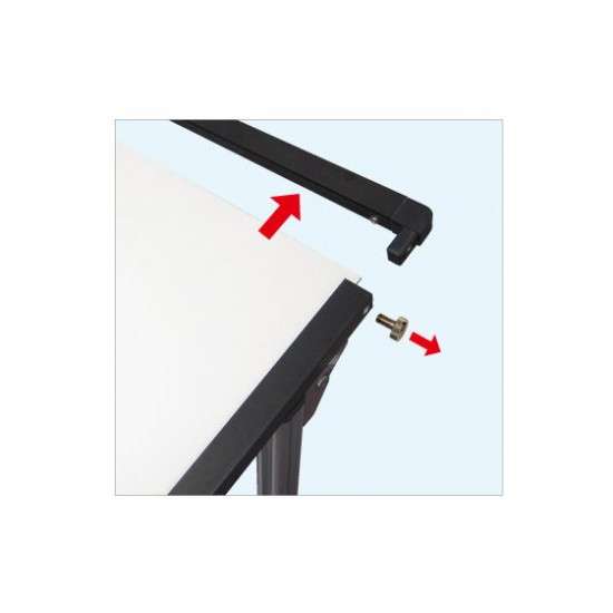 フロアバリウススタンドN型 アクリルタイプ A2横 FVANAC-A2Y【W630×D420×H920mm ポスタースタンド 屋外対応(ポスターには耐水加工必要) 常磐精工】 [3]