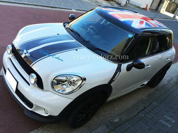 BMW MINI ミニ クロスオーバー R60 ルーフ ユニオンジャック フルカラーバージョンイギリス国旗 デカール ステッカーカスタム オート パーツ ドレスアップ DIY custom auto parts