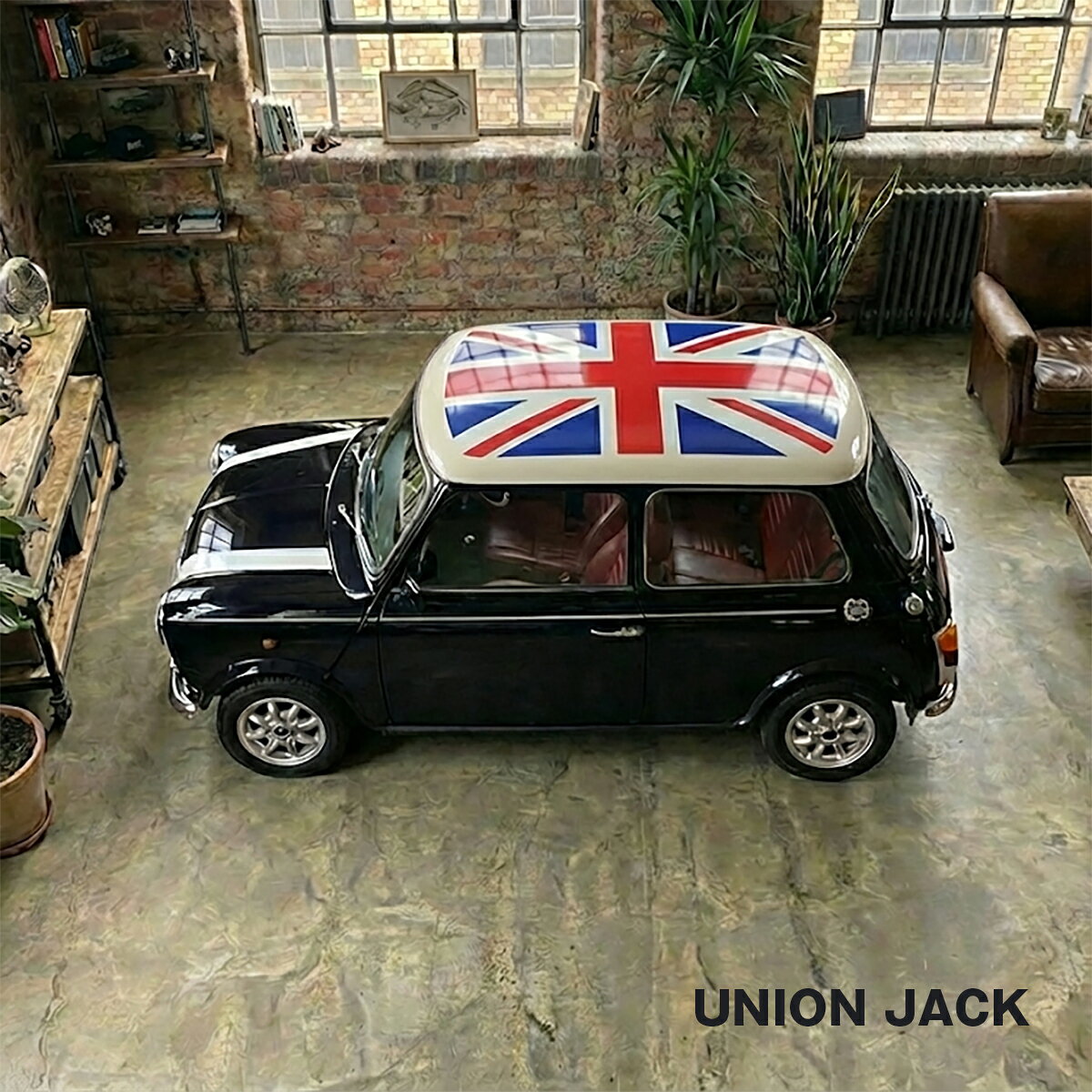 【Classic Rover MINI専用】ローバーミニ ヘリテージ・ルーフユニオンジャック cooper clubman engine hood stripe デカール ステッカー オート カスタム パーツ ドレスアップ DIY parts custom