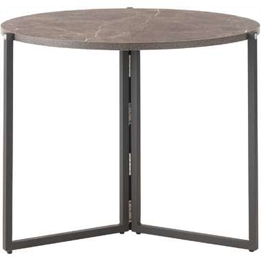 【メーカー直送】東谷 GDT-11MB フォールディングラウンドテーブル ブラウン [2]