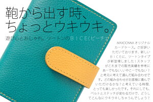 日本製・BICE牛本革エンボスレザーカードケース・ベルトチェンジ【11.5cmx8.5cm】32枚収納|カードケース|名刺入れ|ショップカード入れ|ポイントカード入れ|診察券|メンズ|レディース【楽ギフ_包装】