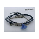 [wakami] ワカミ アンクレット 3 Strand Stone Anklets WAAN2112-BLU ＜ブルー 3ストランド ユニセックス メンズ レディース アクセサリー ロング 小物 雑貨 ハンドメイド ペア＞