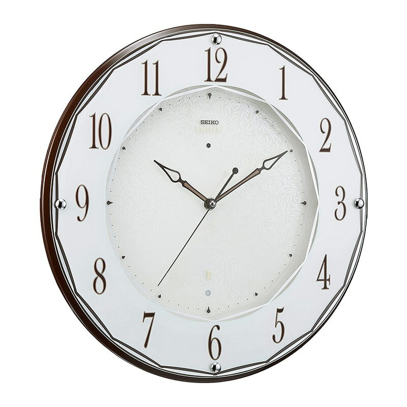 乐天商城 - [SEIKO EMBLEM] セイコーエムブレム 掛時計 HS524B ＜ 濃茶 電波 アナログ ＞