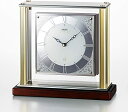 [SEIKO EMBLEM] セイコー エムブレム 置時計 透明感のあるエレガンスを湛える置時計 HW598S ＜セイコー クロック＞