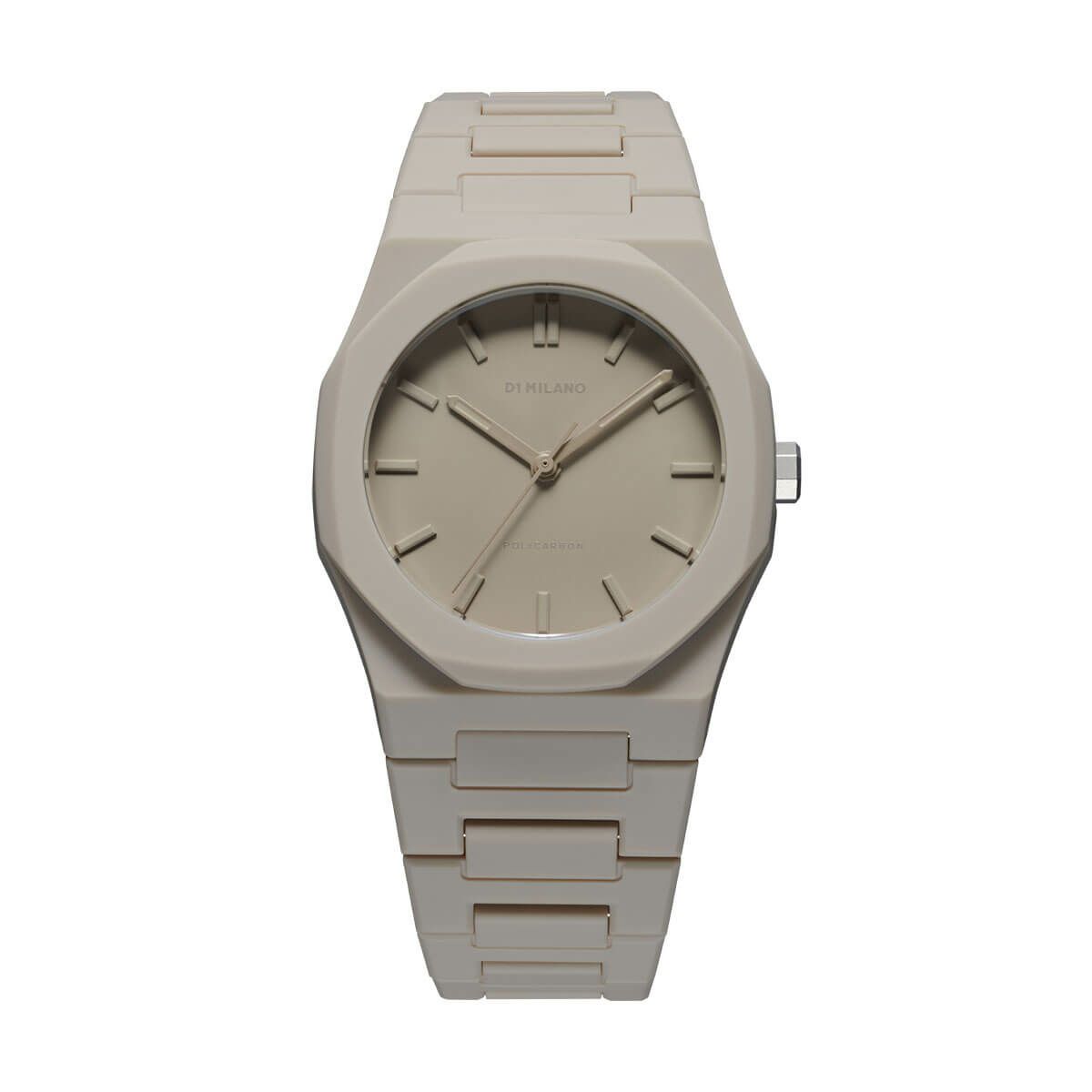乐天商城 - [D1 MILANO] ディーワンミラノ 腕時計 PCBU06 ＜ ユニセックス オクタゴン アナログ クオーツ ポリカーボン アケビア 37mm ベージュ＞