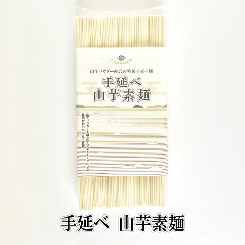 そうめん 手延べそうめん 山芋そうめん 太麺 50g×6束 小豆島 手延べ 国産 小豆島産 素麺 天日干し 贈答 お取り寄せ 送料無料 ご当地 グルメ プチギフト お試し 手土産 プレゼント お祝い 内祝い お返し お礼 出産 結婚 新築 引越し