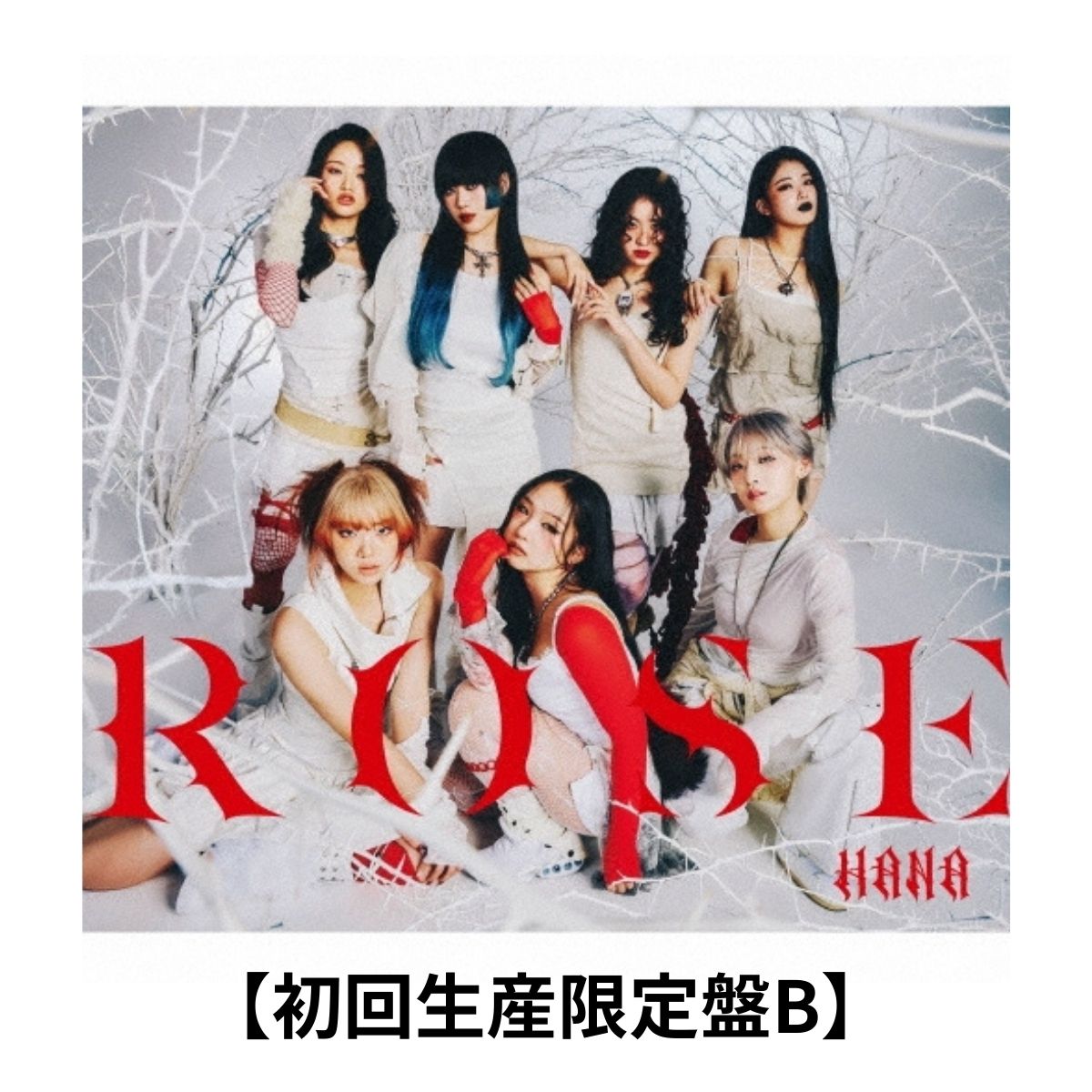 【 初回生産限定盤B 】HANA /「 ROSE 」［CD+Blu-ray Disc+トレカ］