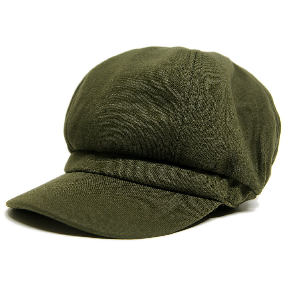 大きいサイズ メンズ 帽子 スウェット ビッグキャスケットBIGWATCH正規品 カーキ（緑） グリーン ビッグワッチ つば付帽子 サイズ CAS-17 春 夏 秋 UVケア