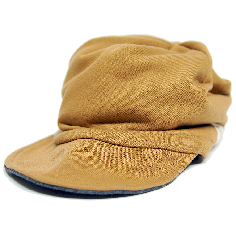 大きいサイズ メンズ 帽子 キャスケット スウェットキャップ BIGWATCH(ビッグワッチ) ベージュ 春 夏 秋 UVケア