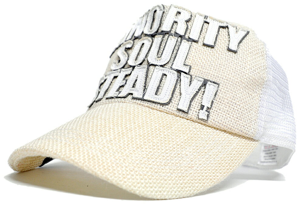 ヘンプ 帽子（メンズ） 大きいサイズ メンズ 帽子 ガレージヘンプキャップ BIGWATCH正規品 オールホワイト 白 メッシュキャップ ヘンプ ワッペン ビッグワッチ 帽子 CPH-14 春 夏 秋 UVケア