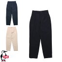 チャムス CHUMS 正規品 ハリケーンストレッチレディースパンツ ロングパンツ スラックス ボトムス セットアップ 撥水 ストレッチ CH18-1287/ビジネス/カジュアル/オフィス