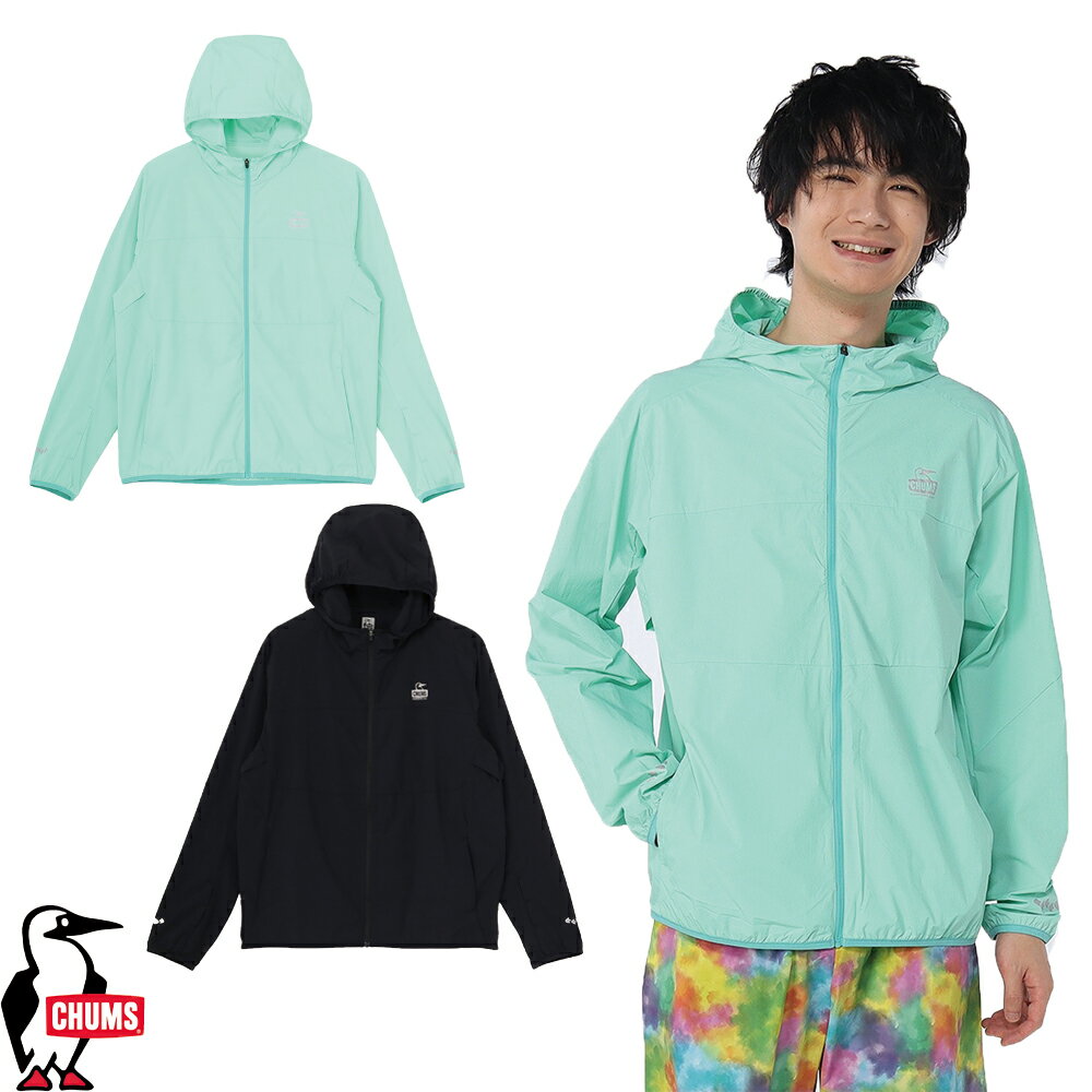 チャムス CHUMS 正規品 ランニングジャケット ランニング スポーツ ストレッチ 春 夏 秋 冬 ポケット CH04-1448