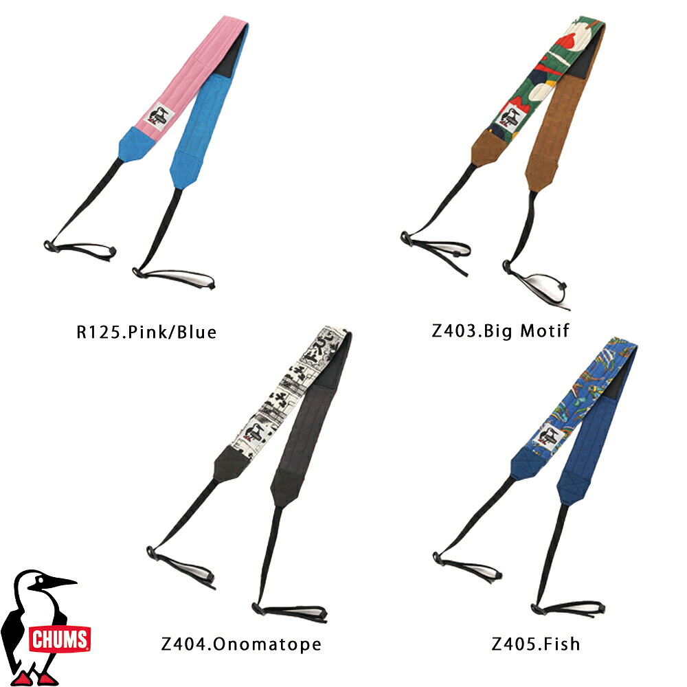 チャムス CHUMS正規品 カメラストラップ3.8スウェットナイロン カメラバッグ 3.8cm...