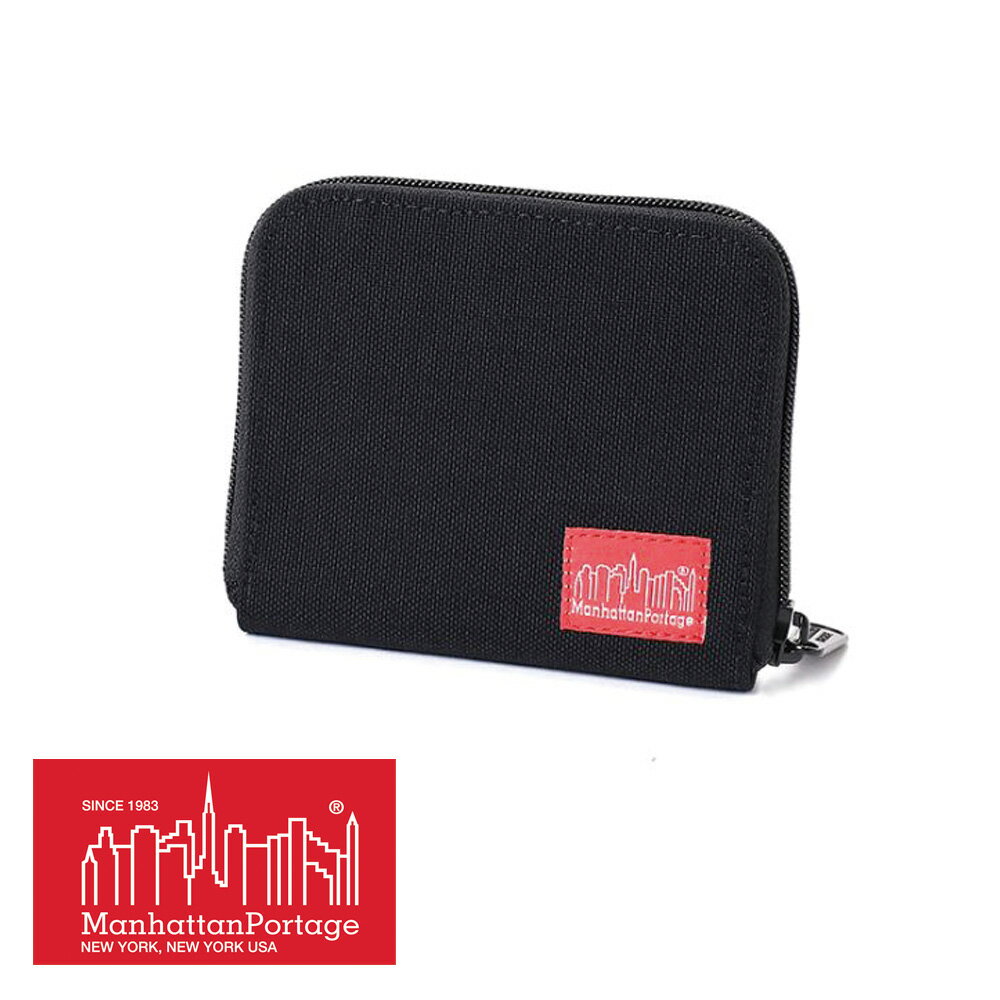 Rakuten - マンハッタンポーテージ/ManhattanPortage コーナーウォレット MP1037 ファスナー/2つ折り/財布/コーデュラナイロン/ウォレット/Corner Wallet/国内正規品/通勤/通学