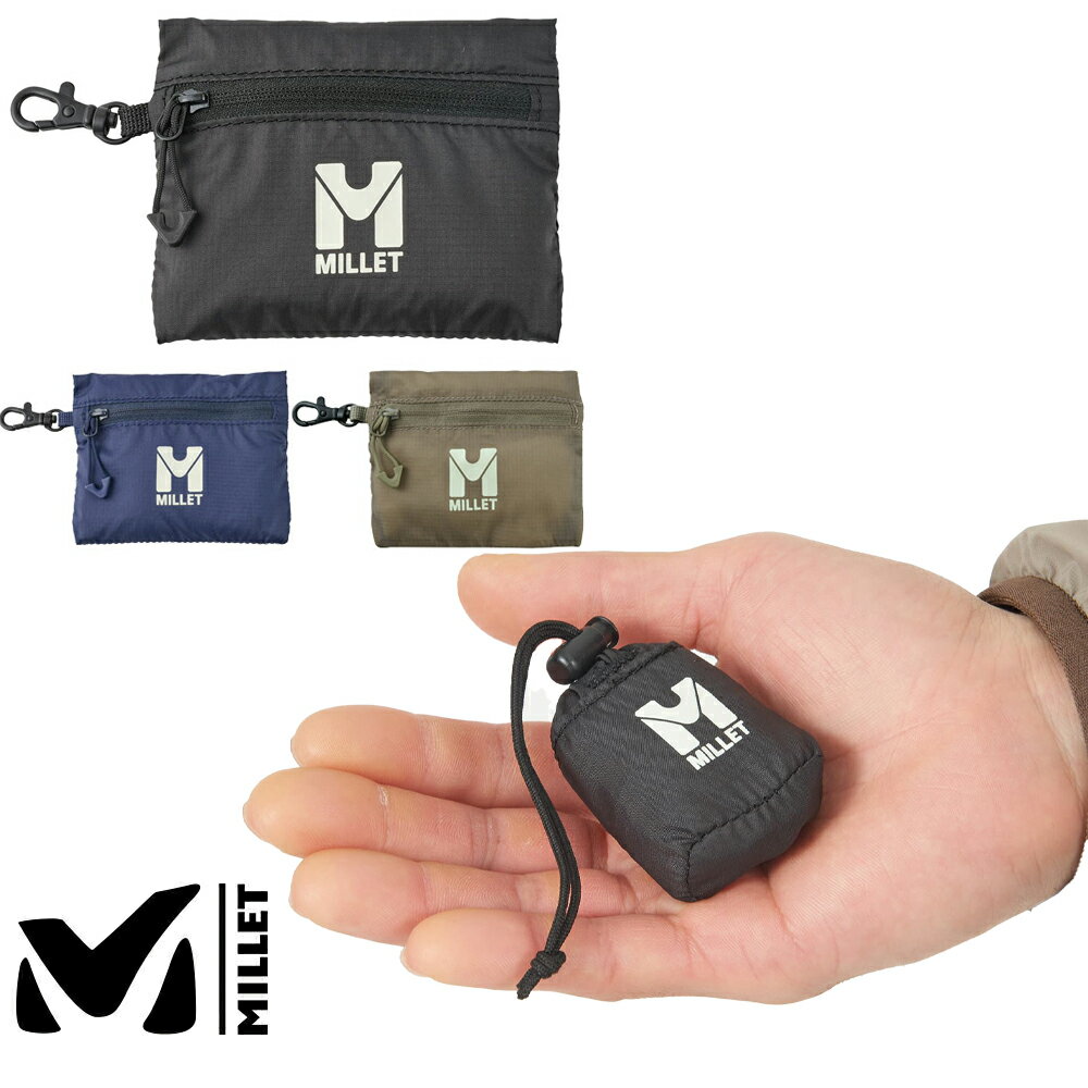 ミレー MILLET ミニ パッカブル ウォレット 財布 二つ折り リップストップナイロン mis0796/国内正規品..