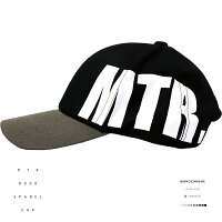 MTR(モノクローム)ロゴ6パネルキャップ帽子テクニカル&リサーチmtrc003ローキャップフラットキャップMONOモノトーン春夏UVケアのポイント対象リンク