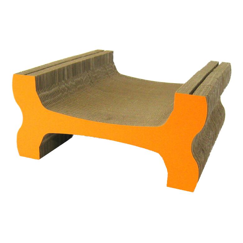 【日本製】猫の爪とぎ　つながる!ロングH両面ベッド　【くらふと工房クレアル 猫 つめとぎ 爪とぎ 爪