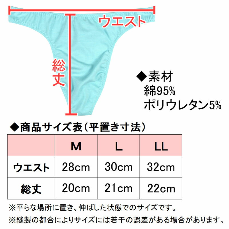 メンズ Tバック ショーツ ベア天竺 インシー...の紹介画像3