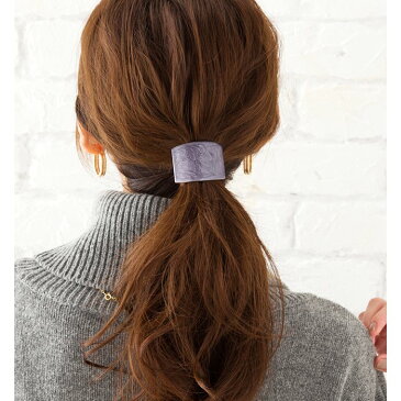 【今ダケ全品送料無料⇒5月7日09:59迄】ポニーフック フック ヘアカフ ニュアンス ベイクドカラー マーブル ワンタッチ 差すだけ 簡単 手軽 まとめ髪 アレンジ 結び目隠し ヘアゴム ヘアアクセサリー レディース カジュアル オフィス 女性 ギフト