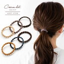 【全品送料無料×P最大47倍!】 6色セット ヘアゴム 大人っぽい シンプル おしゃれ ヘアアクセサリー ウェーブ ラメ 大人カジュアル 上品 エレガント フェ...