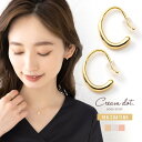 【全品送料無料×P最大47倍!】 ピアス フックピアス 金属アレルギー ニッケルフリー 18kコーティング レディース フープピアス メタル ミニ 小さめ 小さ...
