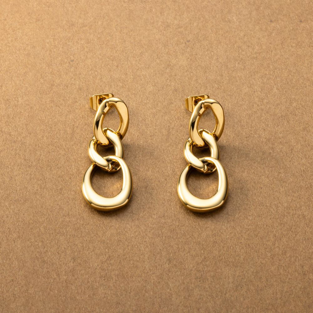 樂天商城 - 最大30%OFF×全品送料無料！【サージカルステンレス】ステンレス製 ピアス 金属アレルギー対応 つけっぱなし 3連 ひねり ねじり ツイスト大人可愛い ゴールド シルバー outlet