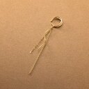 【全品送料無料×P最大47倍!】 ステンレス製 イヤーカフ 金属アレルギー つけっぱなし サージカルステンレス レディース イヤカフ 片耳用 ロング チェーン ウェーブ レイヤード風 揺れる 大人 ゴールド シルバー ピンクゴールド