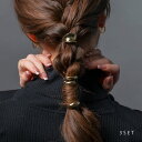 【全品送料無料×P最大47倍!】 3点セット ポニーフック メタル 変形 カーブ ヘアゴム 大人っぽい おしゃれ ヘアアクセサリー 髪留め まとめ髪 大人 ゴー...