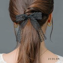 【全品送料無料×P最大47倍!】 ポニーフック リボン 透かしレース 花柄 ヘアフック ヘアカフス ヘアアクセ ヘアアレンジ 簡単 まとめ髪 髪留め ヘアゴム ...