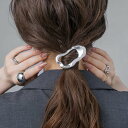 【全品送料無料×P最大47倍!】 ヘアピン ヘアクリップ オーバル 変形 ヴィンテージ調 歪み マット ヘアアクセサリー ヘアアレンジ 大人 ゴールド シルバー