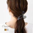 【定形外郵便OK】バンスクリップ ヘアクリップ レディース 大きめ ヘアアクセサリー 髪留め まとめ髪 ビッグサイズ リボン 透明感 透け感 ニュアンスカラー ...